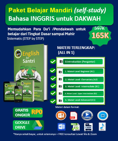 Paket belajar untuk Santri